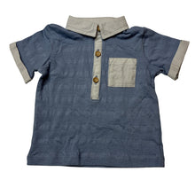 Load image into Gallery viewer, Boys George, blue polo shirt top, EUC, size 00,  