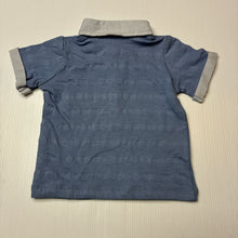 Load image into Gallery viewer, Boys George, blue polo shirt top, EUC, size 00,  