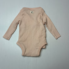 Load image into Gallery viewer, Girls Anko, pink ribbed bodysuit / romper, EUC, size 000,  