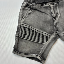 Load image into Gallery viewer, Boys Cotton On, soft feel stretchy denim shorts, elasticated, FUC, size 0,  