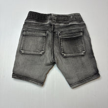 Load image into Gallery viewer, Boys Cotton On, soft feel stretchy denim shorts, elasticated, FUC, size 0,  