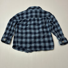 Load image into Gallery viewer, Boys Zara, checked flannel cotton long sleeve shirt, GUC, size 1,  