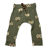 Load image into Gallery viewer, Unisex Baby Berry, stretchy leggings / bottoms, owls, FUC, size 0,  