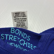 Load image into Gallery viewer, Unisex Bonds, stretchy long sleeve top, wash fade, FUC, size 000,  