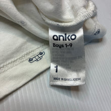 Load image into Gallery viewer, Boys Anko, cotton polo shirt top, cars, FUC, size 1,  