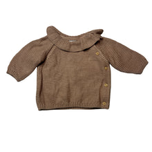 Load image into Gallery viewer, Girls H&amp;M, organic cotton knit sweater / jumper, EUC, size 0000,  