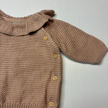 Load image into Gallery viewer, Girls H&amp;M, organic cotton knit sweater / jumper, EUC, size 0000,  