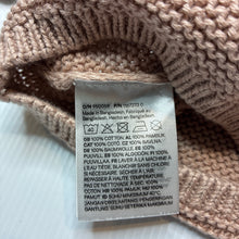 Load image into Gallery viewer, Girls H&amp;M, organic cotton knit sweater / jumper, EUC, size 0000,  