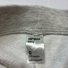Load image into Gallery viewer, Unisex Anko, fleece lined track pants, elasticated, EUC, size 0,  