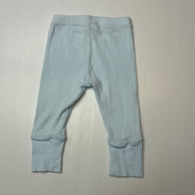 Load image into Gallery viewer, Unisex Sprout, ribbed organic cotton leggings / bottoms, EUC, size 000,  