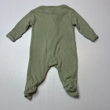 Load image into Gallery viewer, Unisex Anko, ribbed cotton zip coverall / romper, GUC, size 00000,  