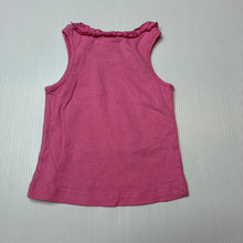 Load image into Gallery viewer, Girls Tiny Little Wonders, pink cotton singlet top, EUC, size 0000,  