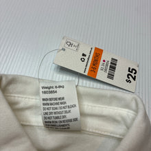 Load image into Gallery viewer, Boys Baby Baby, white stretchy polo romper, NEW, size 00,  