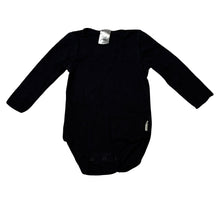 Load image into Gallery viewer, Unisex Bonds, black stretchy bodysuit / romper, EUC, size 00,  