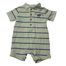 Load image into Gallery viewer, Boys George, cotton polo romper, EUC, size 00,  