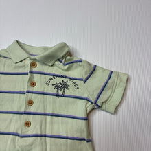 Load image into Gallery viewer, Boys George, cotton polo romper, EUC, size 00,  