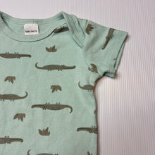 Load image into Gallery viewer, Unisex Baby Berry, cotton bodysuit / romper, crocodiles, GUC, size 1,  