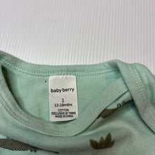 Load image into Gallery viewer, Unisex Baby Berry, cotton bodysuit / romper, crocodiles, GUC, size 1,  