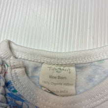 Load image into Gallery viewer, Girls Tiny Twig, lightweight organic cotton zip romper, EUC, size 0000,  
