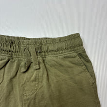 Load image into Gallery viewer, Unisex Nutmeg, khaki cotton shorts, elasticated, EUC, size 2,  