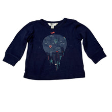 Load image into Gallery viewer, Unisex Bebe by Minihaha, cotton long sleeve tee / top, wash fade, FUC, size 0,  