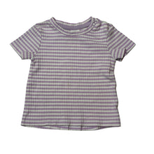 Load image into Gallery viewer, Girls Dymples, ribbed striped tee / top, light marks, FUC, size 0,  