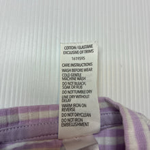 Load image into Gallery viewer, Girls Dymples, ribbed striped tee / top, light marks, FUC, size 0,  