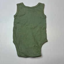 Load image into Gallery viewer, Unisex Dymples, ribbed cotton singletsuit romper, GUC, size 00,  