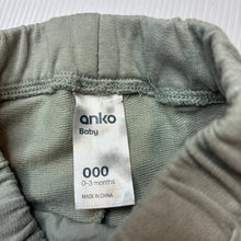 Load image into Gallery viewer, Boys Anko, grey soft feel pants / bottoms, elasticated, EUC, size 000,  