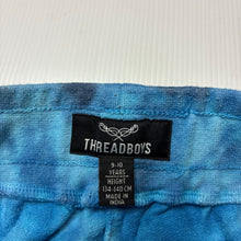 Load image into Gallery viewer, Boys THREADBOYS, tie dyed cotton shorts, elasticated, wash fade, FUC, size 9-10,  