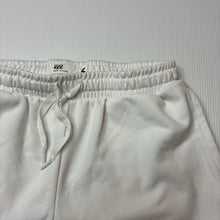 Load image into Gallery viewer, Unisex Cotton On, white sports / activewear shorts, elasticated, EUC, size 6,  