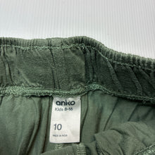 Load image into Gallery viewer, Boys Anko, khaki cotton shorts, elasticated, FUC, size 10,  