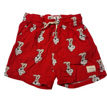 Load image into Gallery viewer, Boys Cotton On, viscose / linen shorts, elasticated, rabbits, GUC, size 5,  