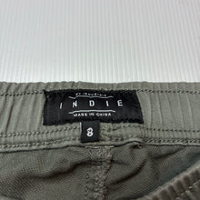 Load image into Gallery viewer, Boys Indie, stretch cotton casual shorts, elasticated, GUC, size 8,  