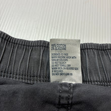 Load image into Gallery viewer, Boys Anko, grey stretch cotton shorts, elasticated, GUC, size 14,  