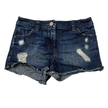 Load image into Gallery viewer, Girls Next, distressed denim shorts, adjustable, GUC, size 7,  