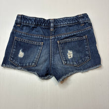 Load image into Gallery viewer, Girls Next, distressed denim shorts, adjustable, GUC, size 7,  