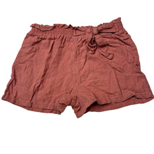 Load image into Gallery viewer, Girls Mango, linen / viscose shorts, elasticated, GUC, size 6,  