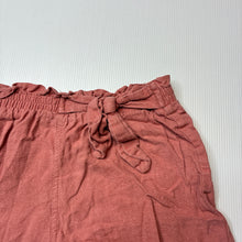 Load image into Gallery viewer, Girls Mango, linen / viscose shorts, elasticated, GUC, size 6,  