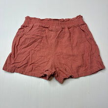 Load image into Gallery viewer, Girls Mango, linen / viscose shorts, elasticated, GUC, size 6,  