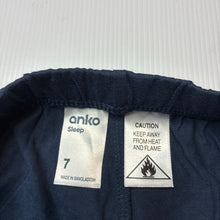 Load image into Gallery viewer, Boys Anko, navy pyjama shorts, EUC, size 7,  