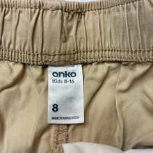 Load image into Gallery viewer, Boys Anko, lightweight cotton shorts, elasticated, EUC, size 8,  