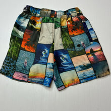 Load image into Gallery viewer, Boys JACKS, lightweight board shorts, elasticated, GUC, size 6,  