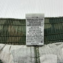 Load image into Gallery viewer, Boys Target, khaki camo print cotton shorts, elasticated, GUC, size 8,  