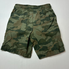 Load image into Gallery viewer, Boys Target, khaki camo print cotton shorts, elasticated, GUC, size 8,  
