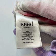 Load image into Gallery viewer, Girls Seed, tie dyed stretch denim shorts, elasticated, EUC, size 4,  