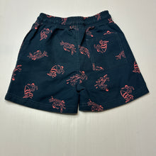 Load image into Gallery viewer, Boys Clothing &amp; Co, navy board shorts, elasticated, FUC, size 7,  