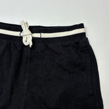 Load image into Gallery viewer, Boys Anko, black cotton casual shorts, elasticated, EUC, size 7,  