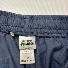 Load image into Gallery viewer, Boys Nintendo, Super Mario cotton shorts, elasticated, EUC, size 10,  