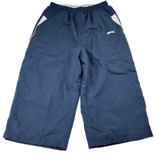 Load image into Gallery viewer, Unisex Slazenger, cropped lightweight track pants, elasticated, Inside leg: 37cm, EUC, size 13,  